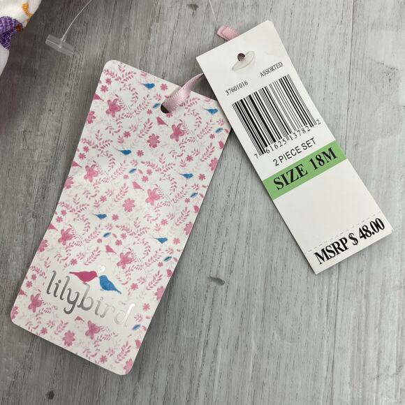 Lilybird Floral Butterfly Lined Sleeveless Bow Button 2-Piece Dress Bottom Set - Picture 9 of 9